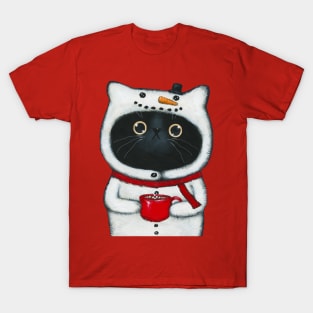 Snowcat and Hot Cocoa T-Shirt